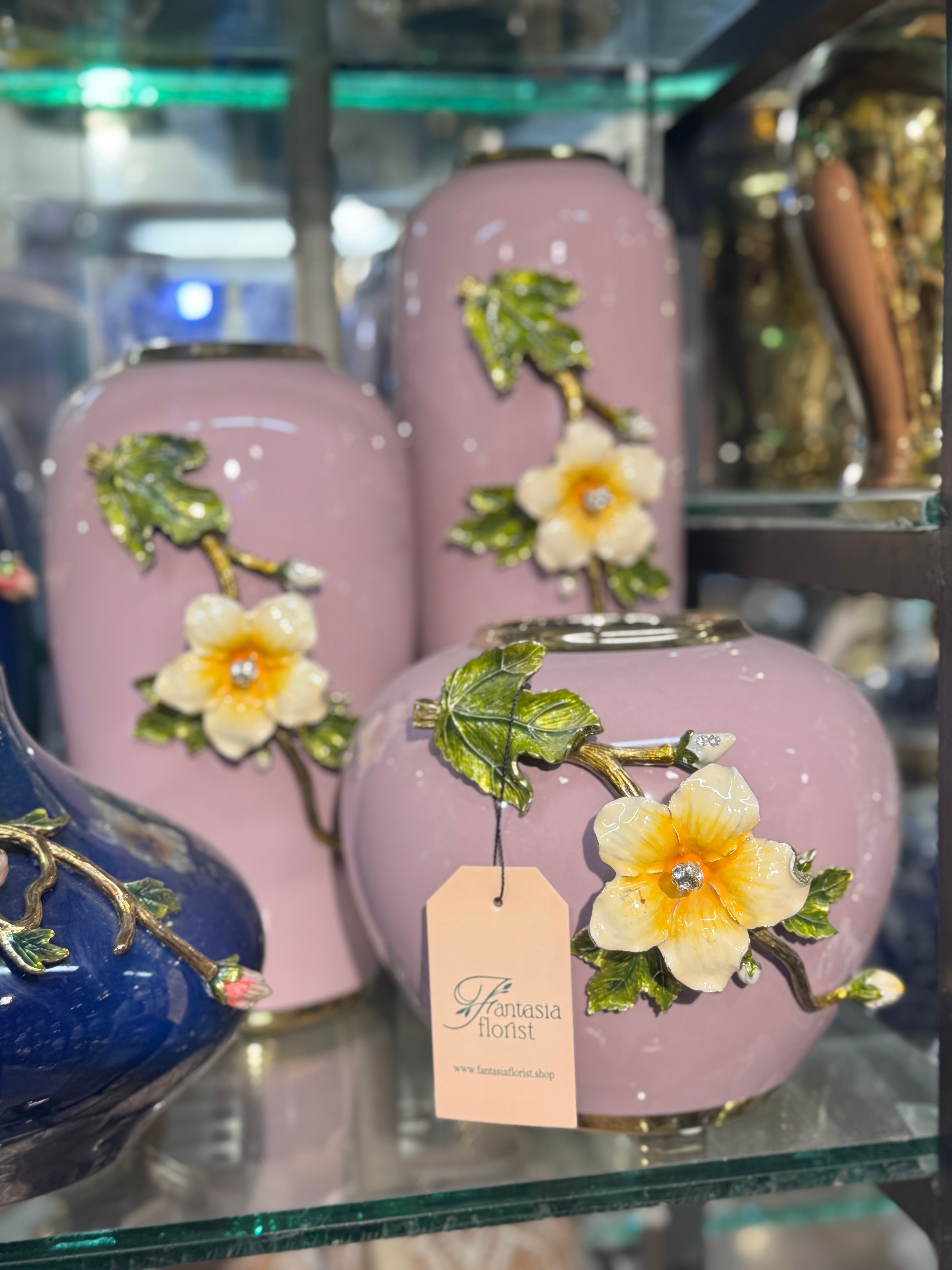 Turkish Floral Majesty Vase Collection