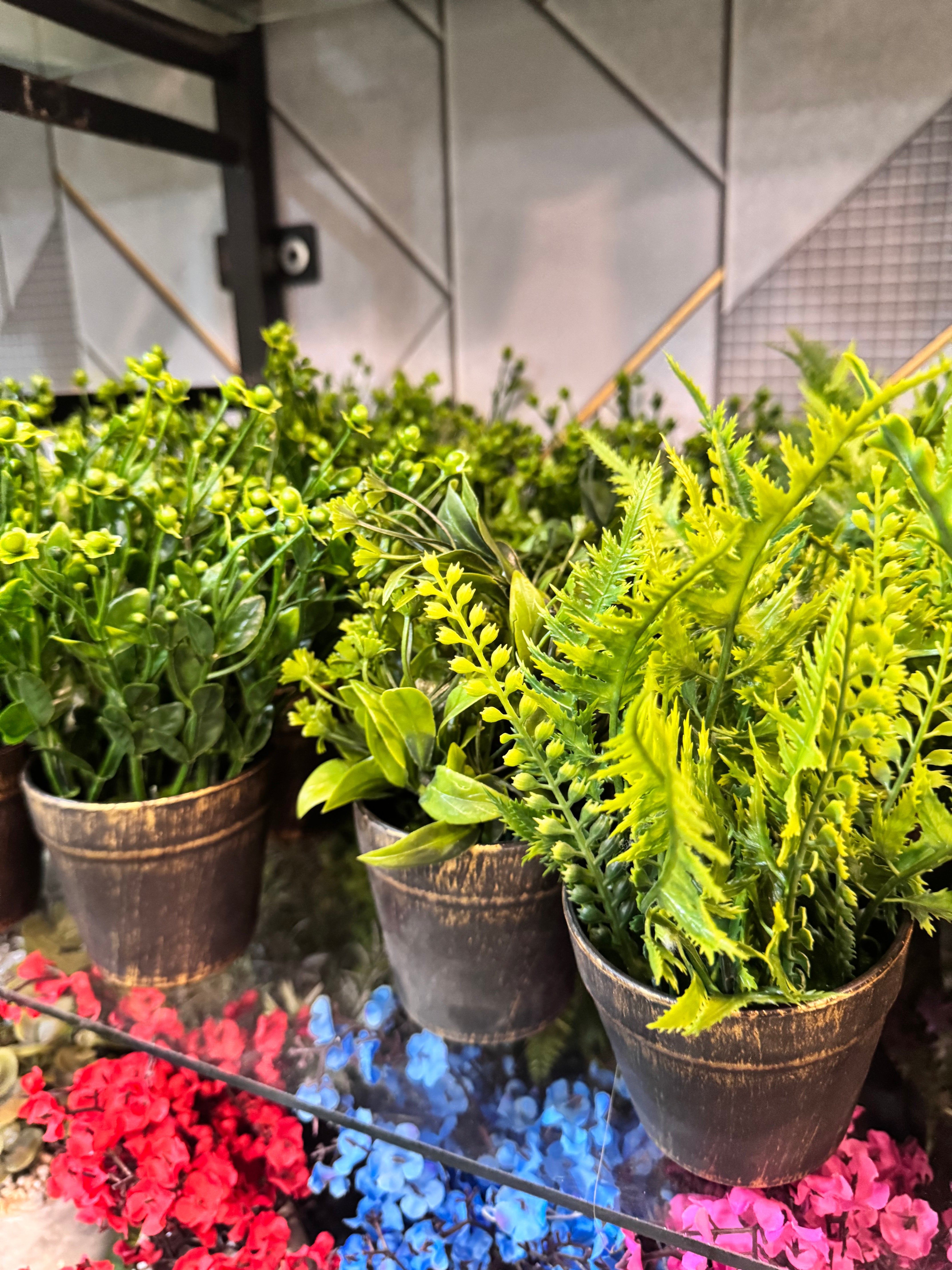 Floral pots antique pots