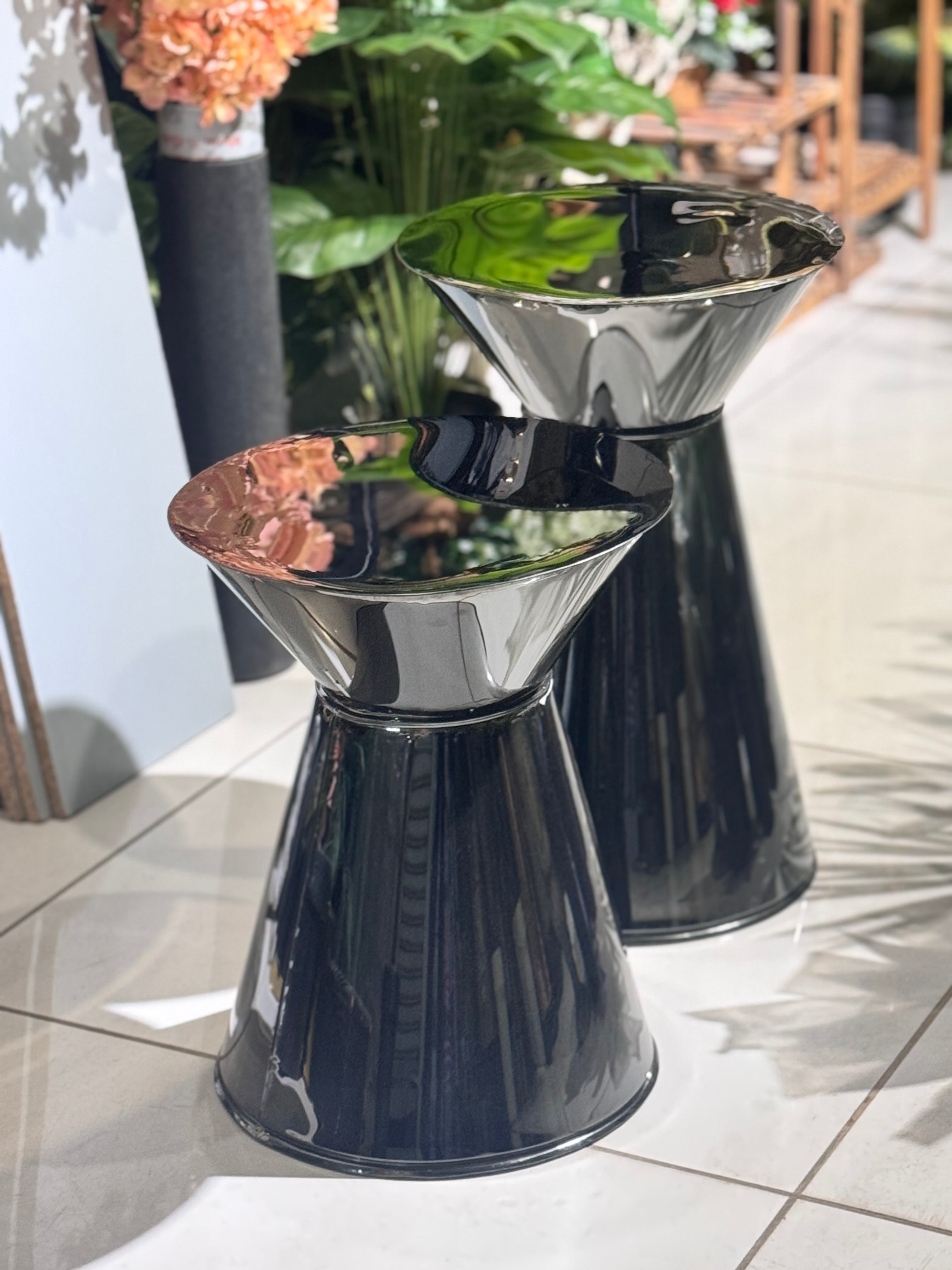 Modern Cone Base Accent Tables