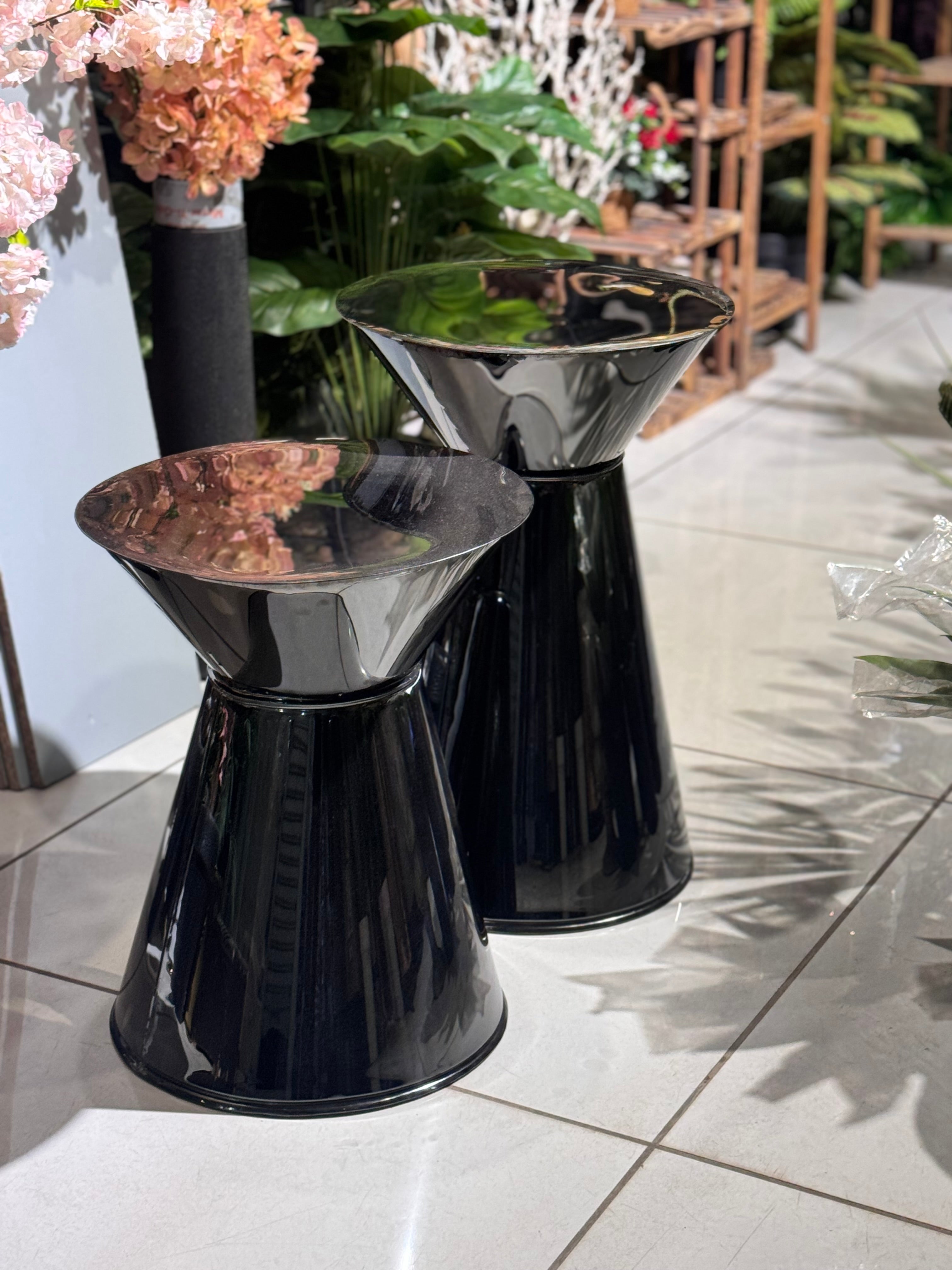 Modern Cone Base Accent Tables