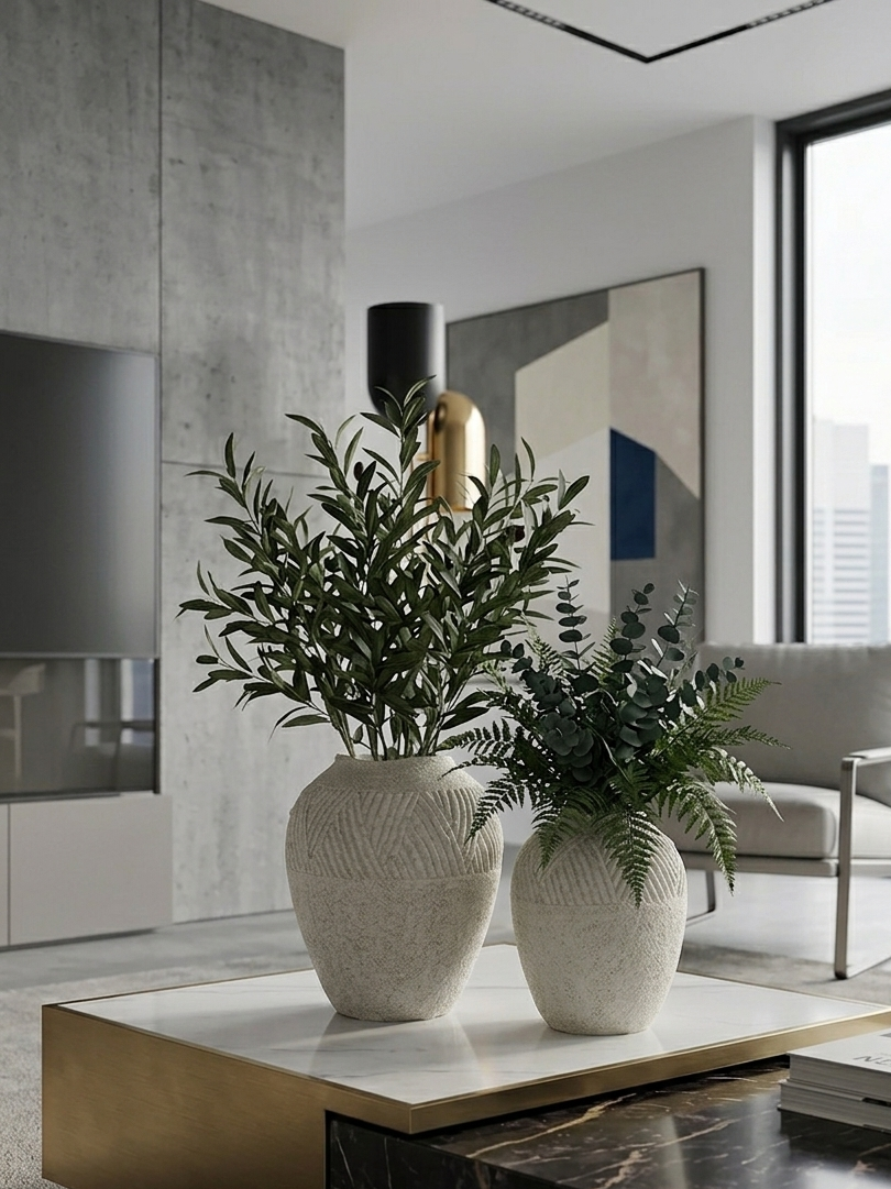 Arden Textured Ceramic Vases