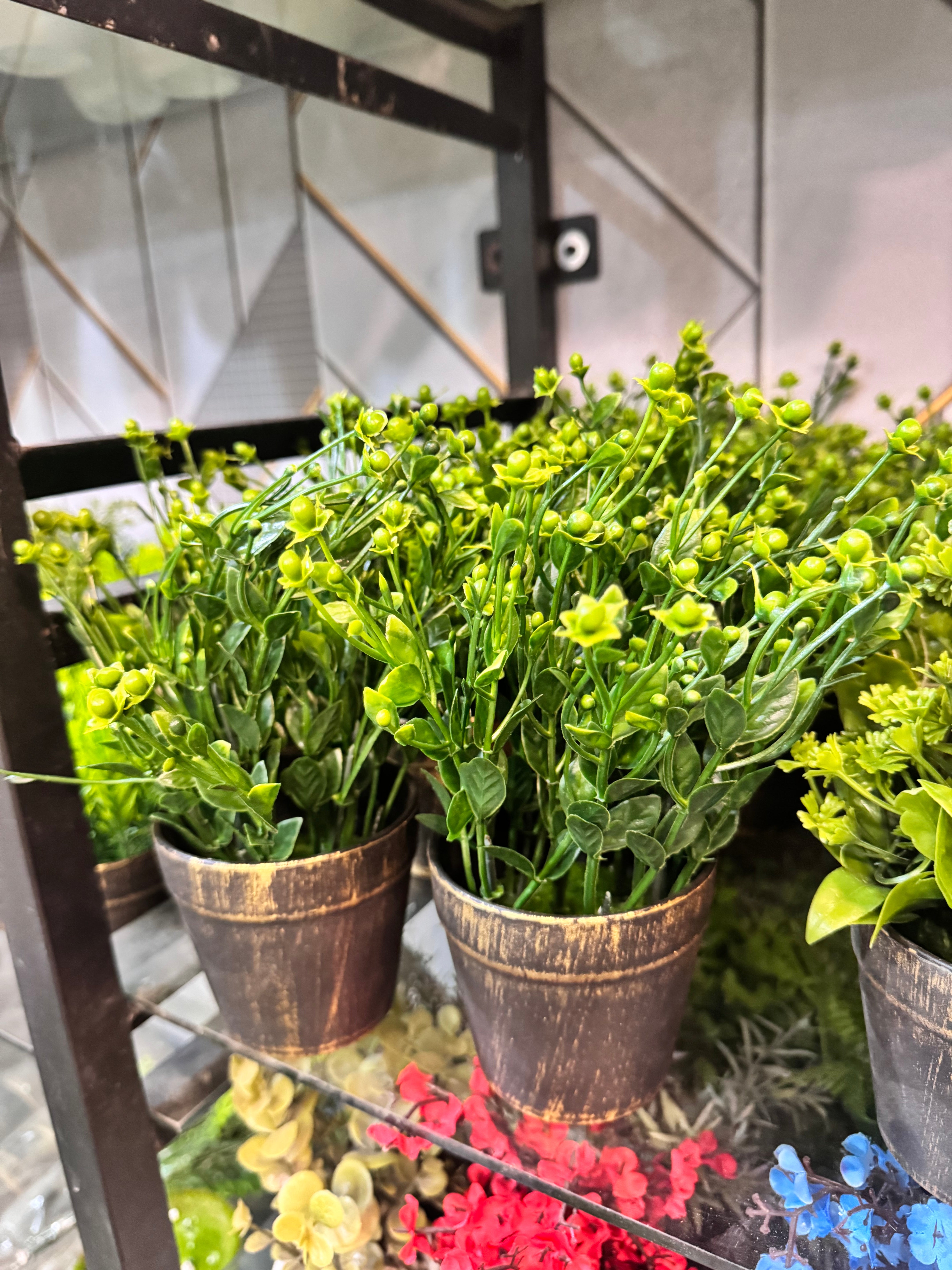 Floral pots antique pots