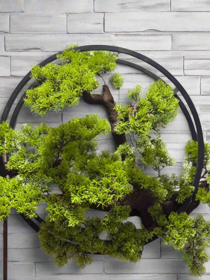 Wall mounted bonsai