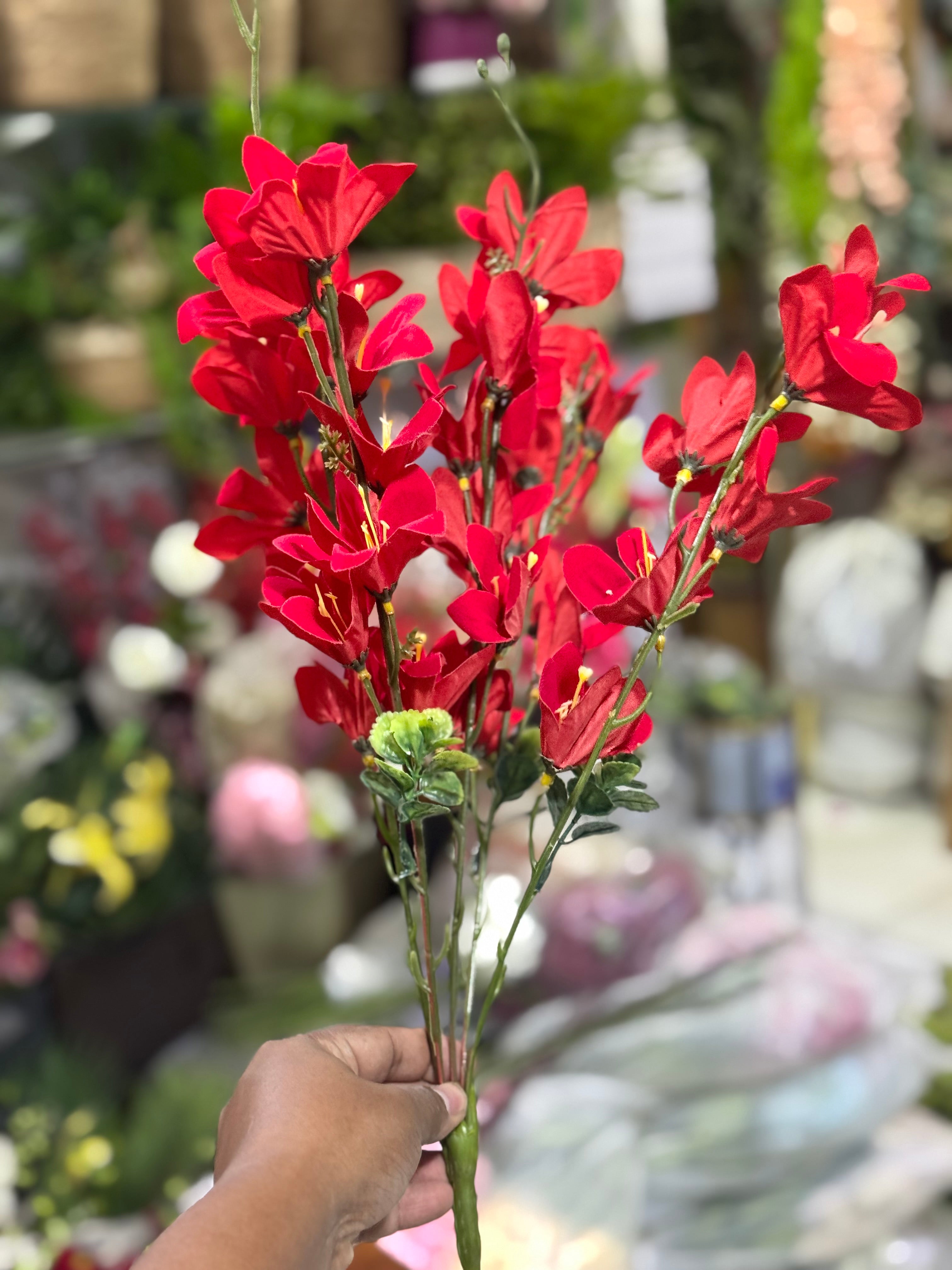 Red blossom bunch