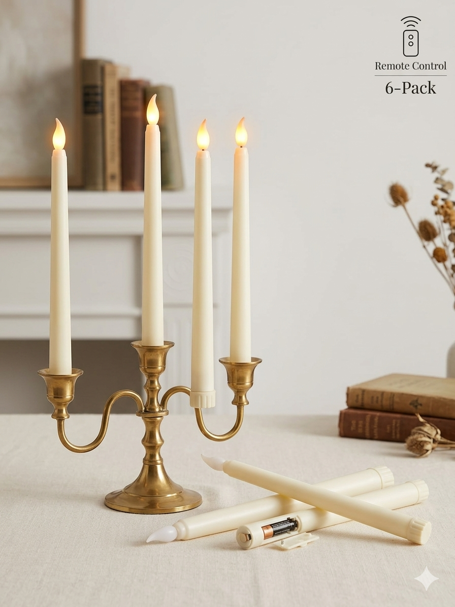 Premium LED Taper Candle
