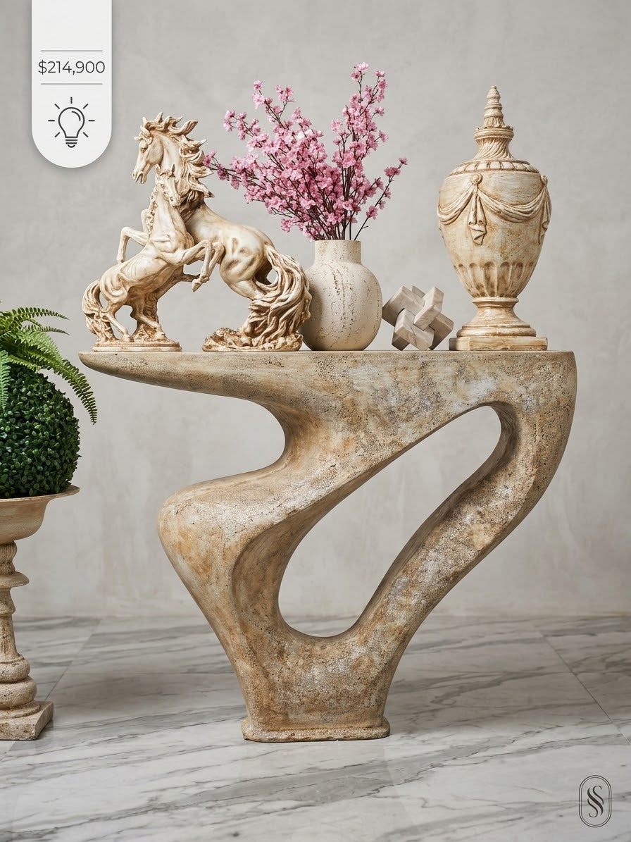 The Artisan Sculptural Console