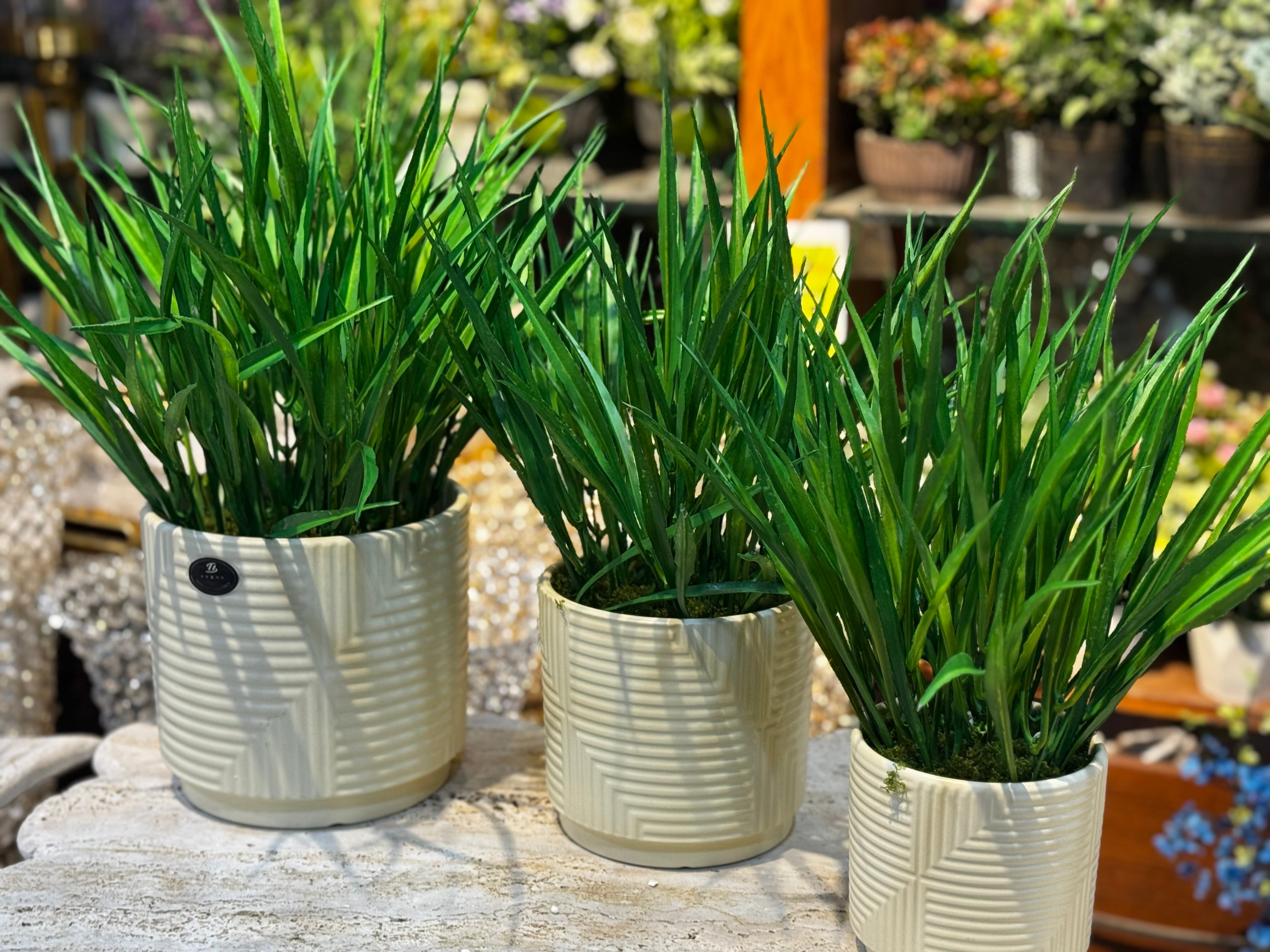 Ceramic tabletop planter