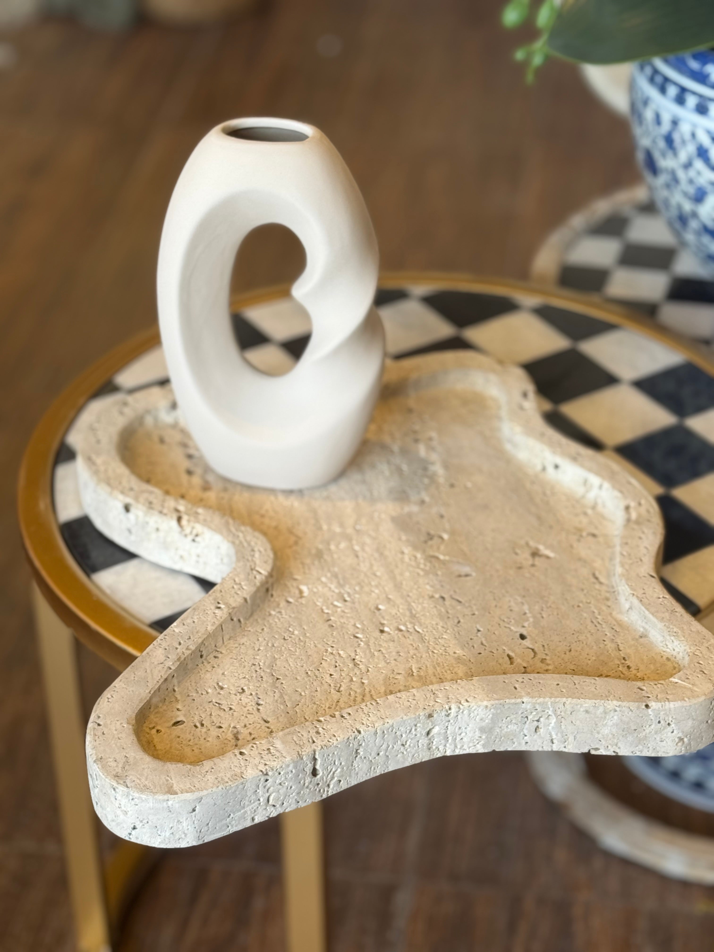 Premium Travertine platters collection