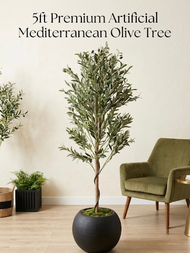Faux Wooden olive Tree