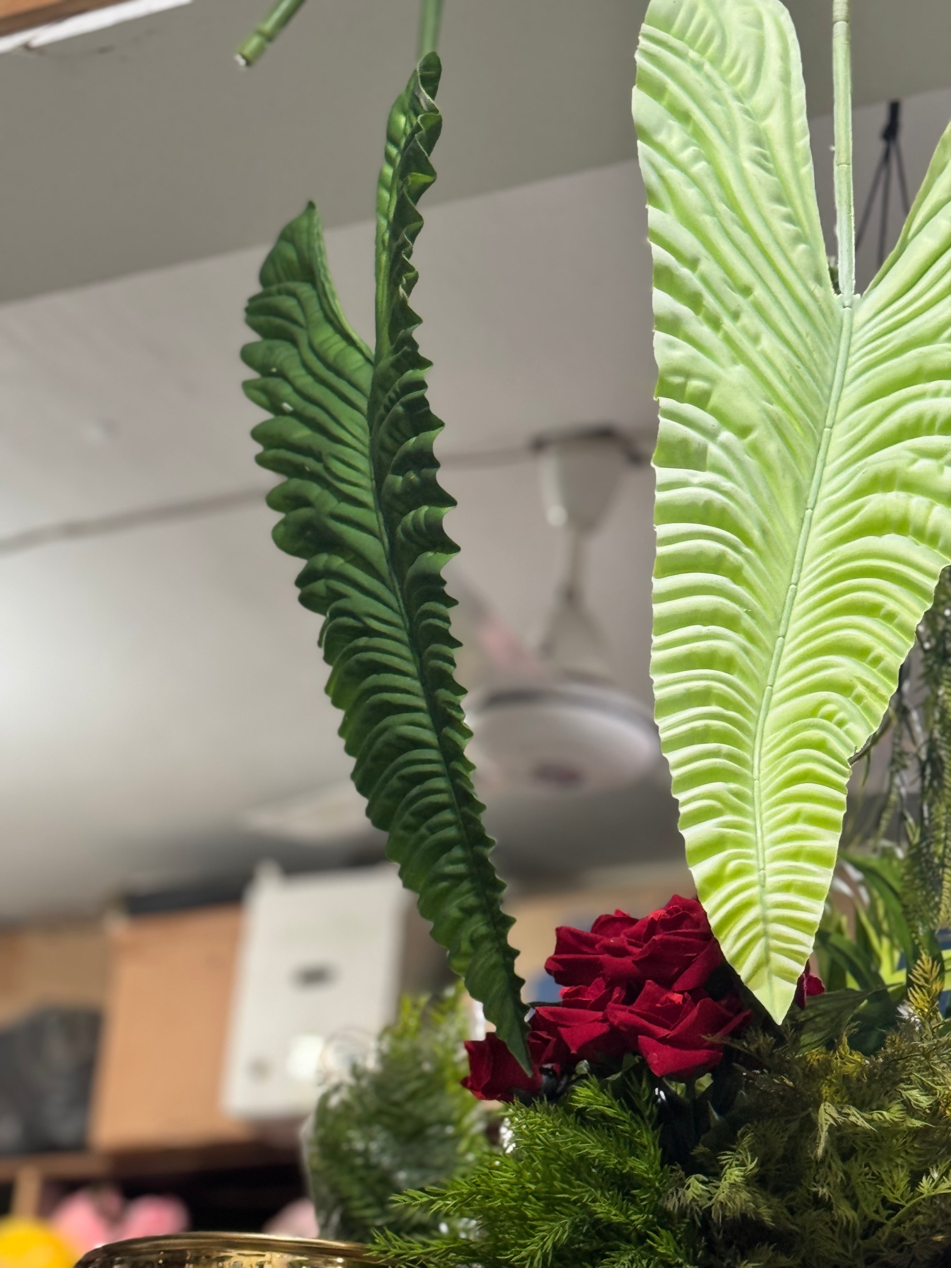 Artificial Calathea Giant Leaf Stem