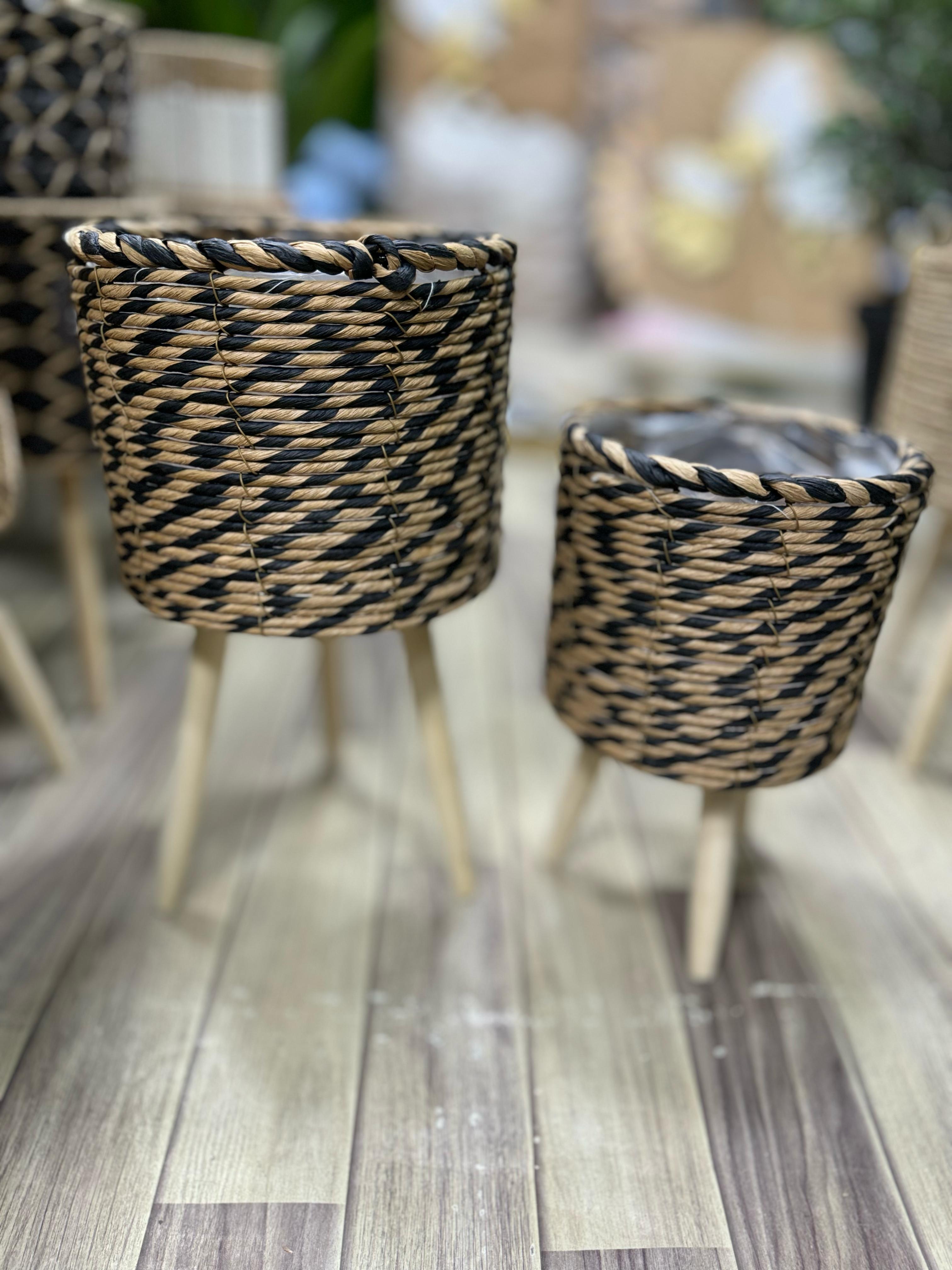 Cane Tripod Planter