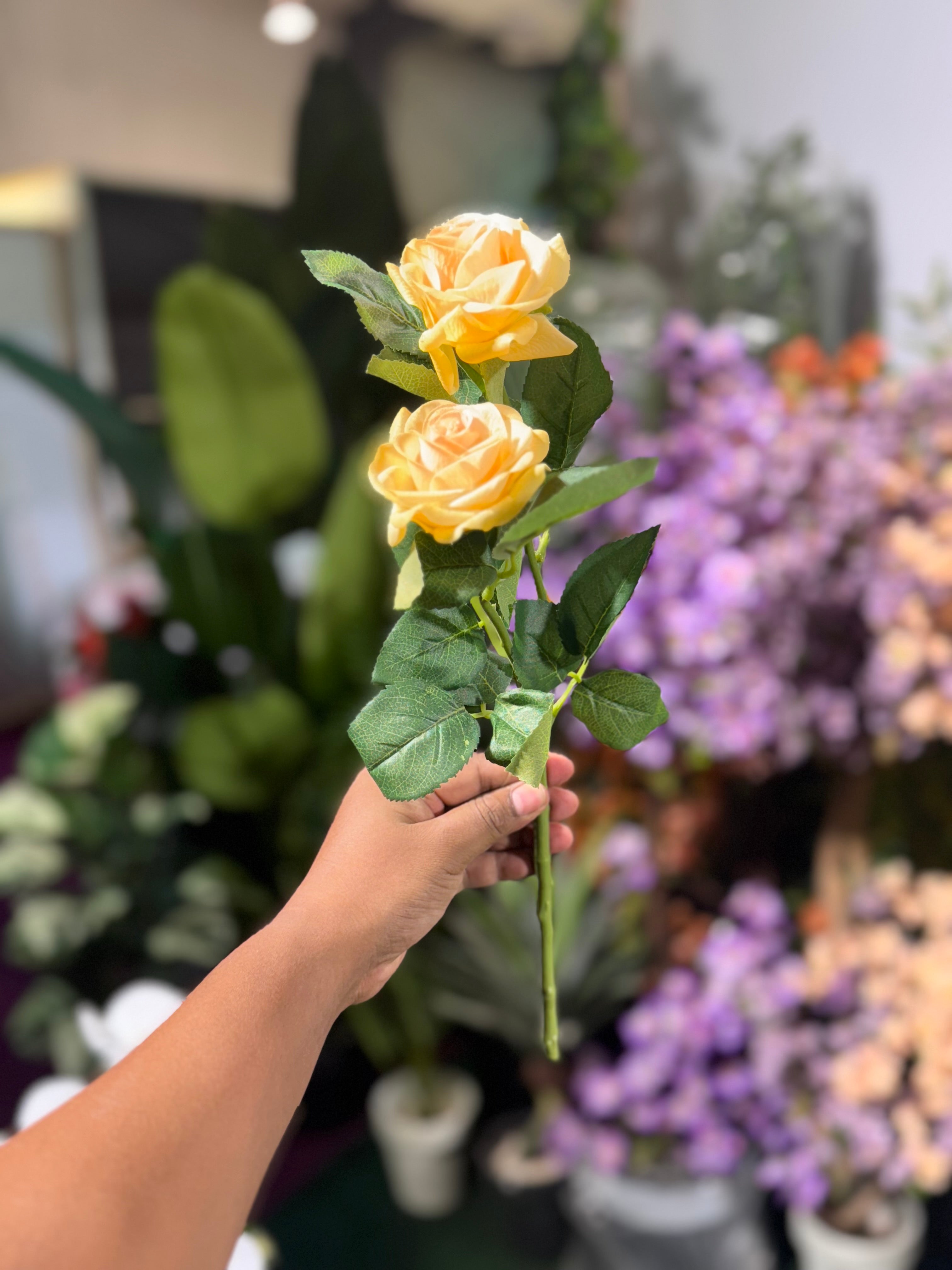 REALISTIC ROSE STEMS