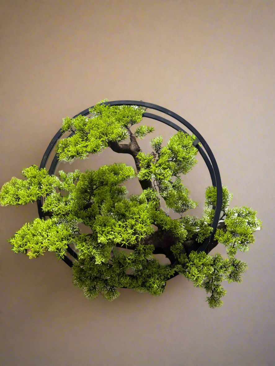 Wall mounted bonsai