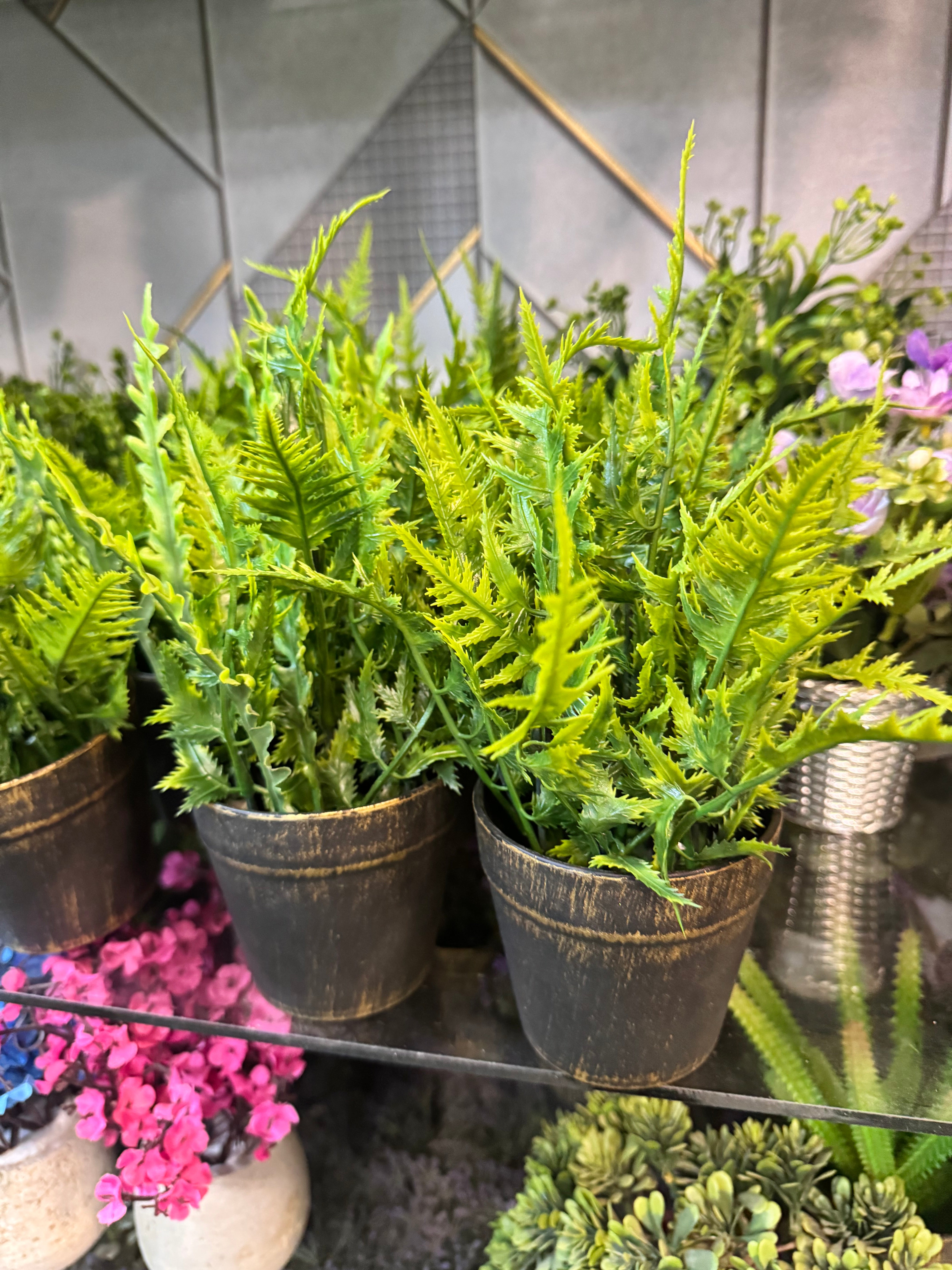 Floral pots antique pots