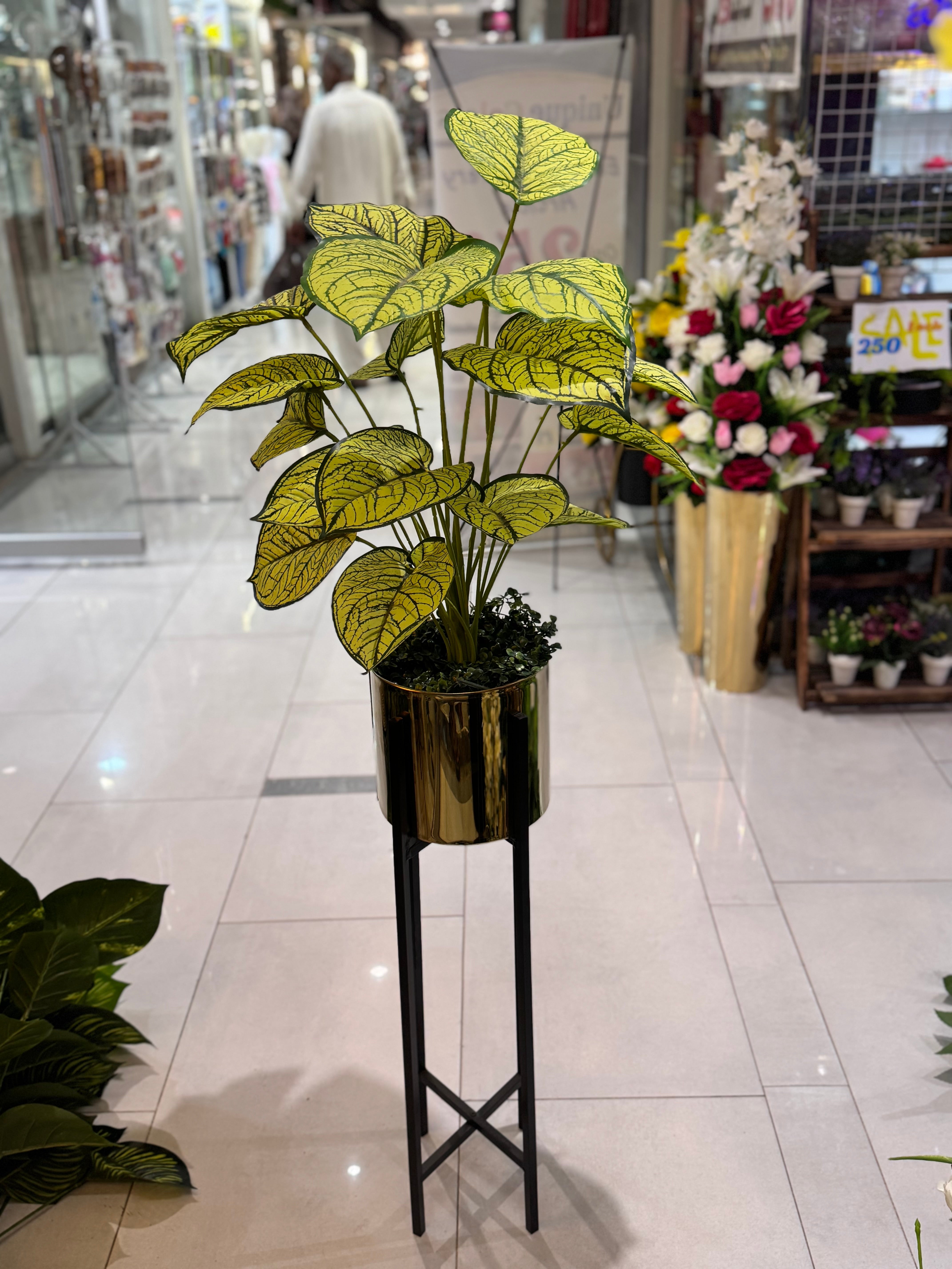 Century stand with plants