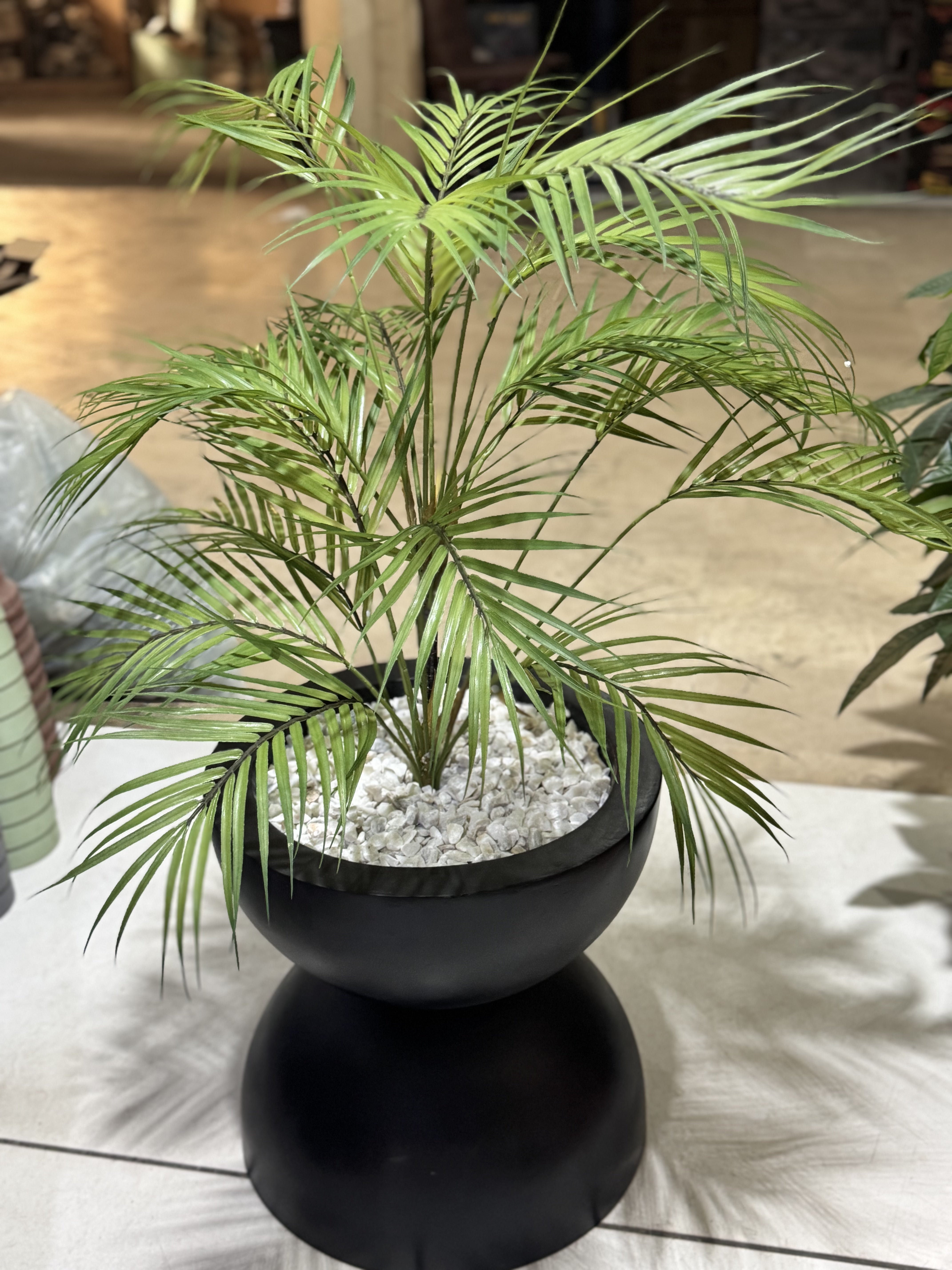 Small semi inverted Planter & Plants