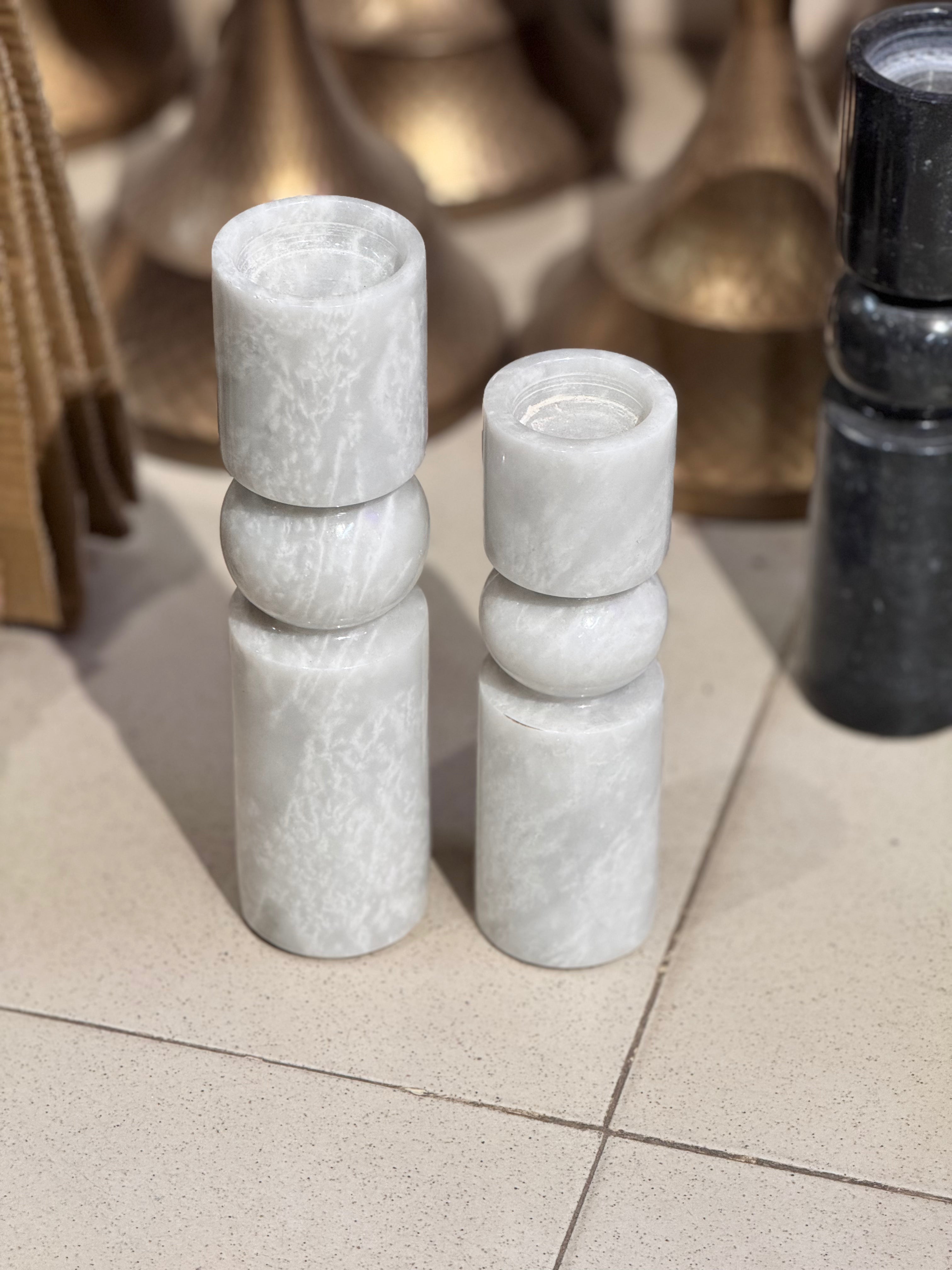 Modern Sculptural Candle Holders