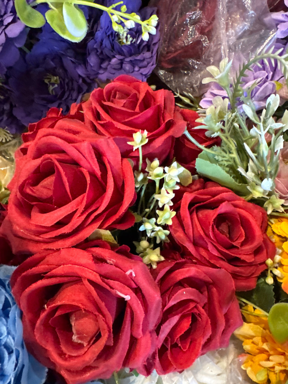 Premium Artificial Silk Roses
