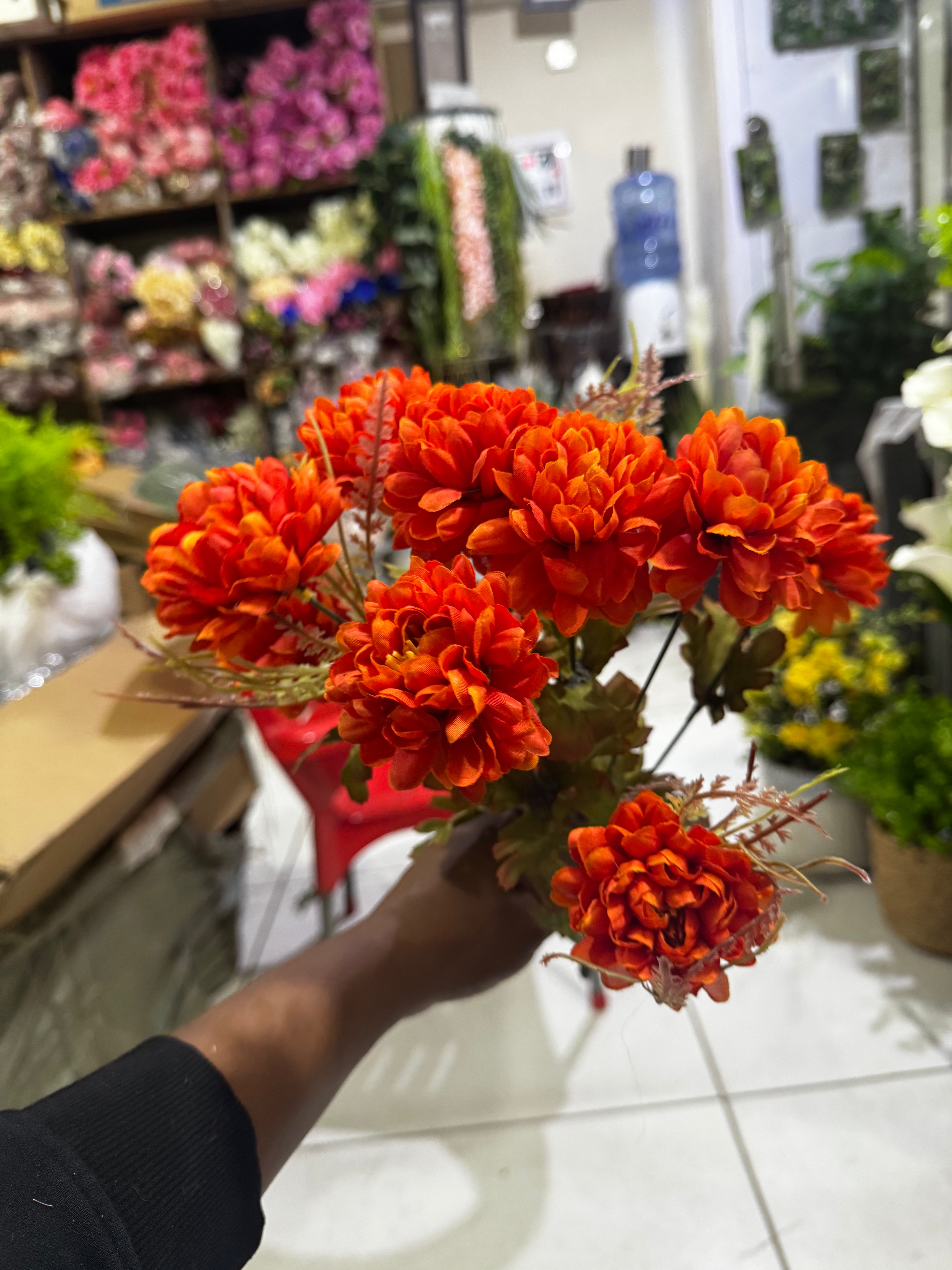 Orange floral bunch