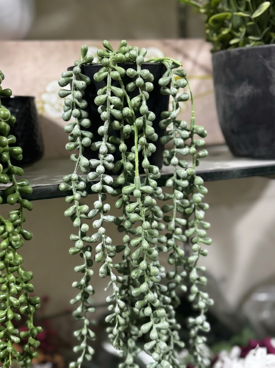 Pearls hanging pot