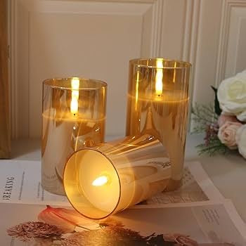 Glass LED Candle Single