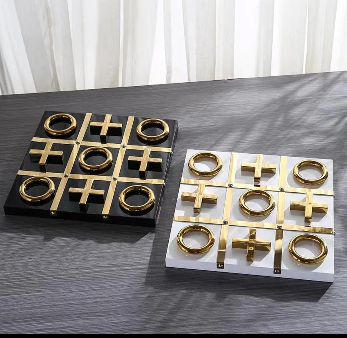 Luxury gold Tic tac toe