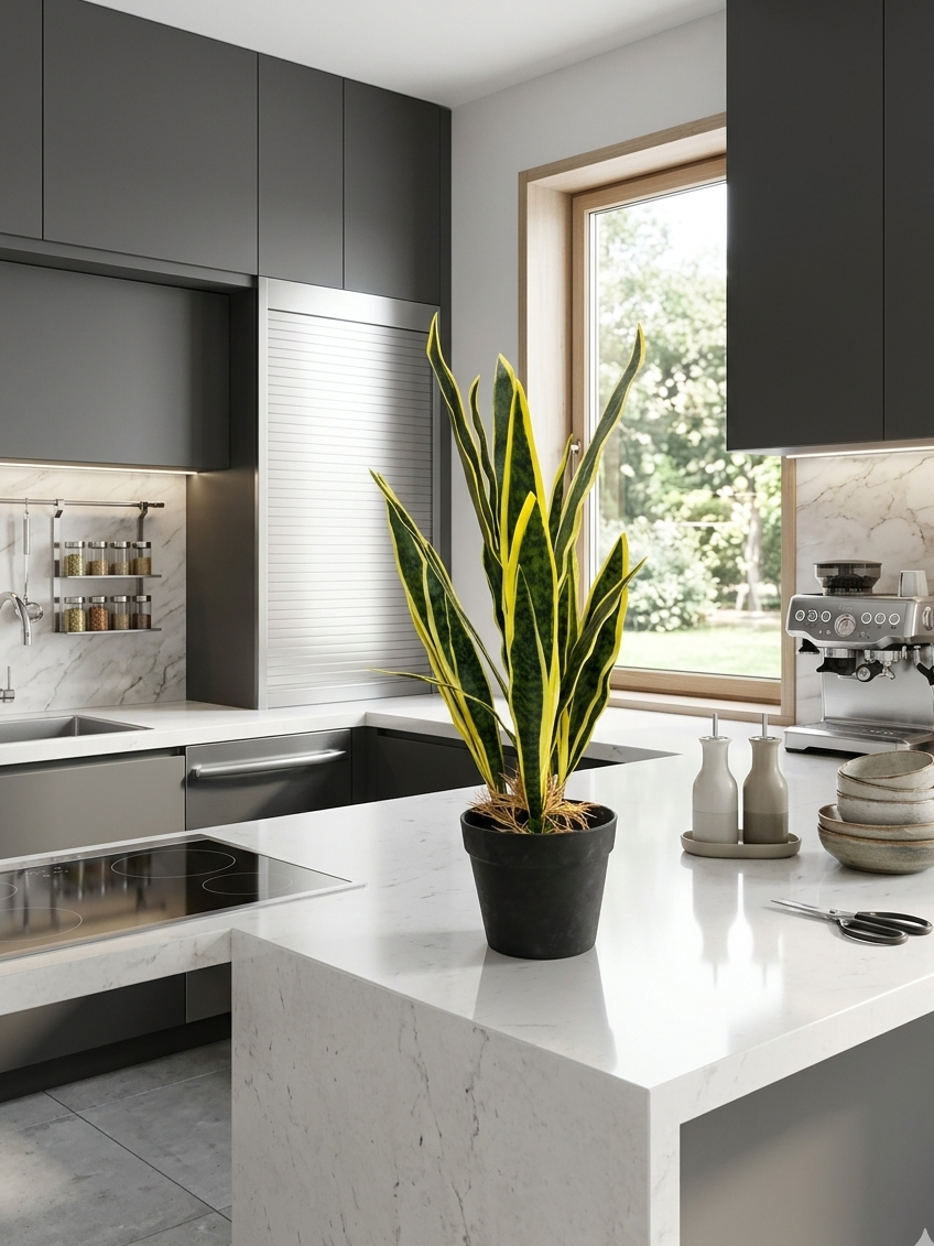 Premium Artificial Snake Plant