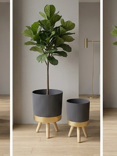 THE Zenith Tripod Planter Set