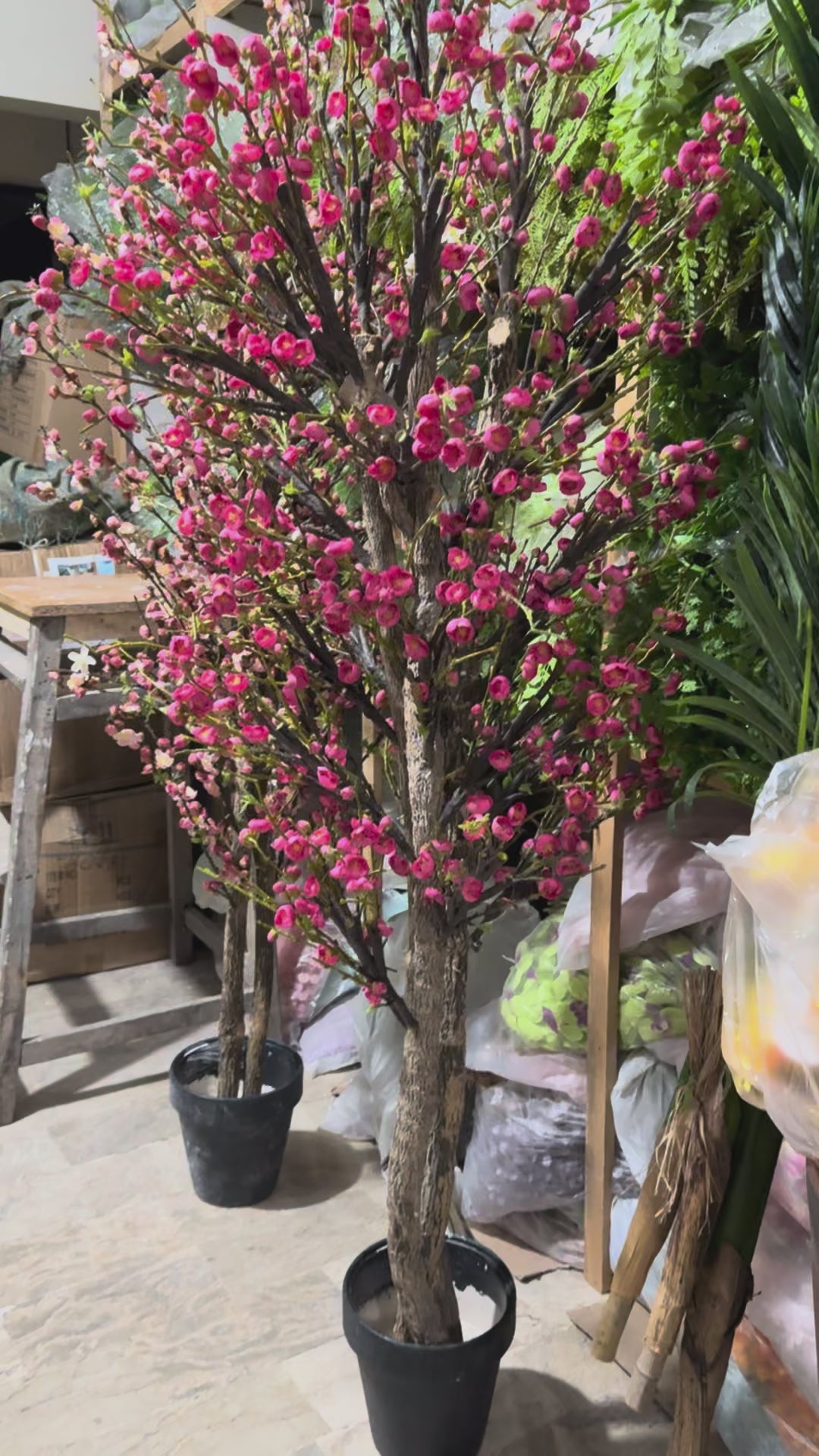 Artisanal Cherry & Plum Blossom Artificial Trees