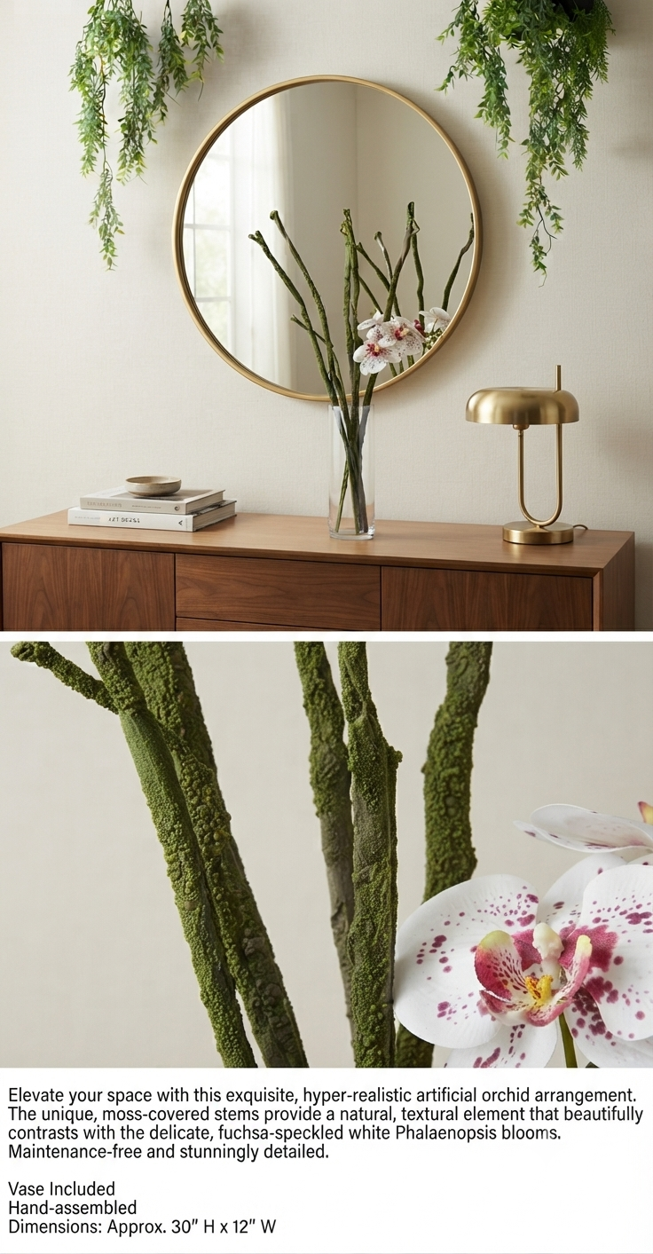 Exquisite Hyper-Realistic  Moss Stem