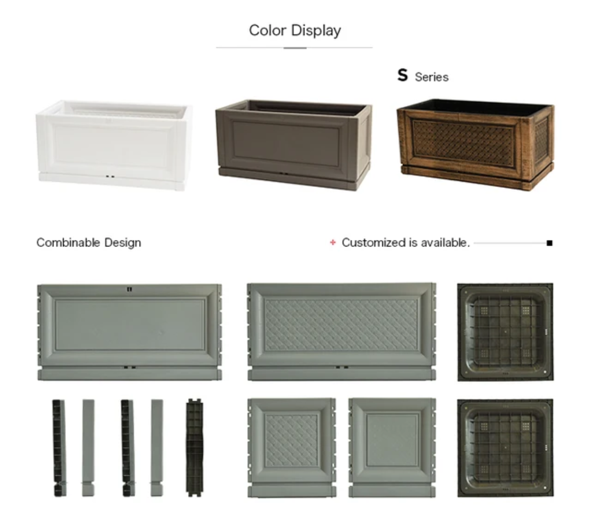 Verdana Premium Foldable Rectangular Planter – Heavy-Duty Weatherproof  Box