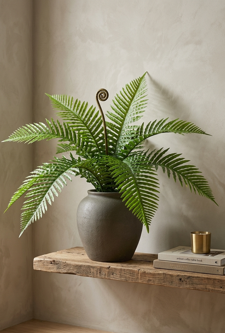 Premium Faux Boston Fern Bunch