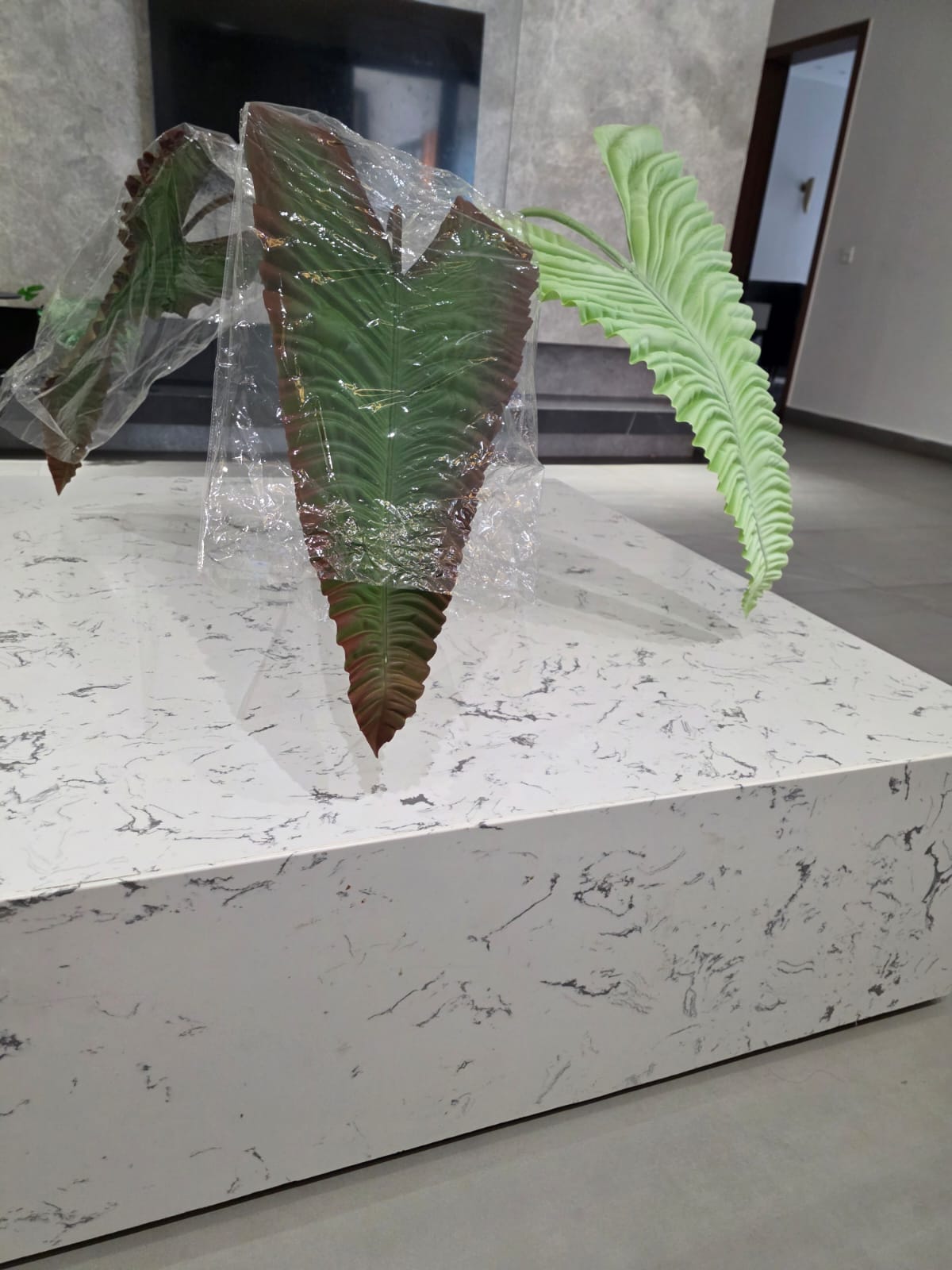 Artificial Calathea Giant Leaf Stem