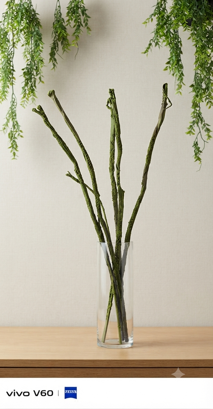Exquisite Hyper-Realistic  Moss Stem