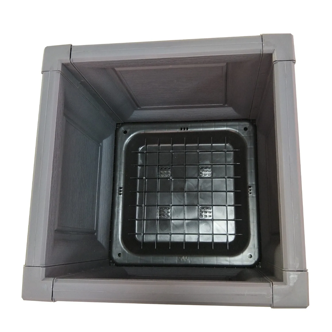Premium Foldable Weatherproof Square Planter – Smart Space-Saving Design