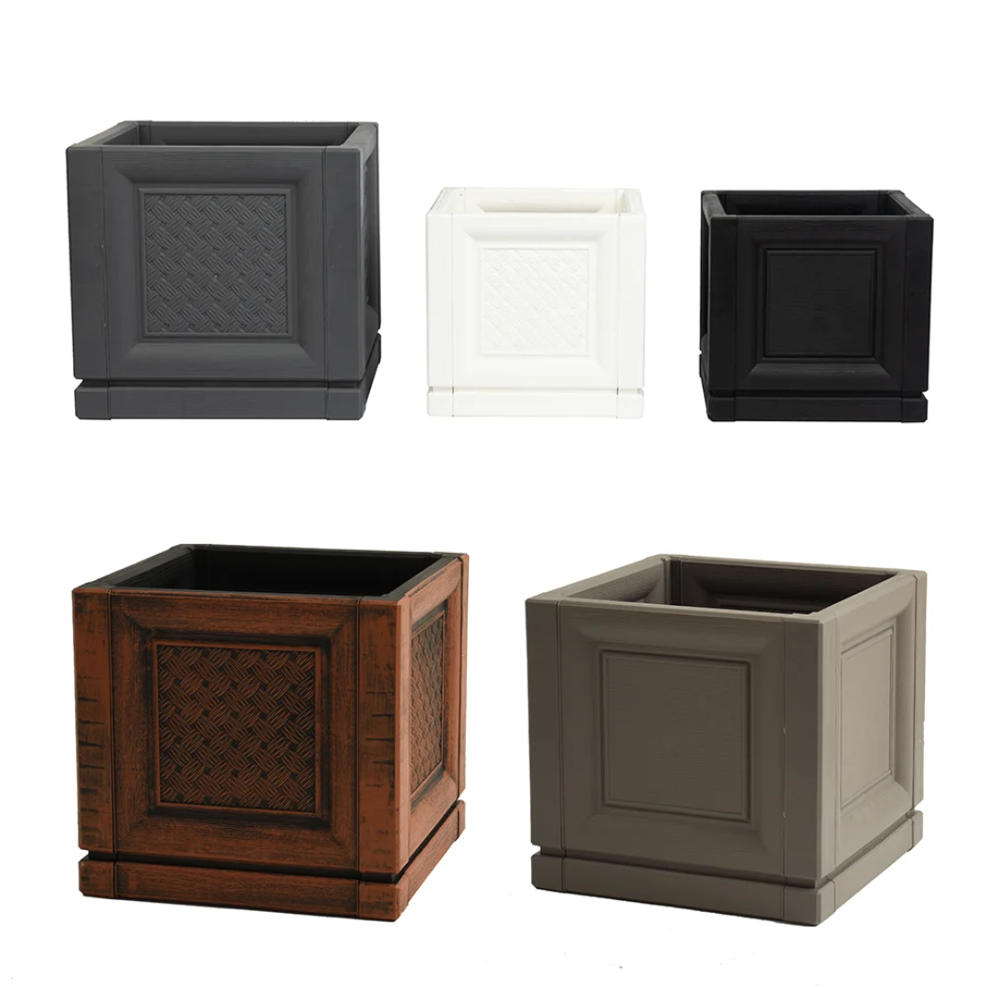 Premium Foldable Weatherproof Square Planter – Smart Space-Saving Design