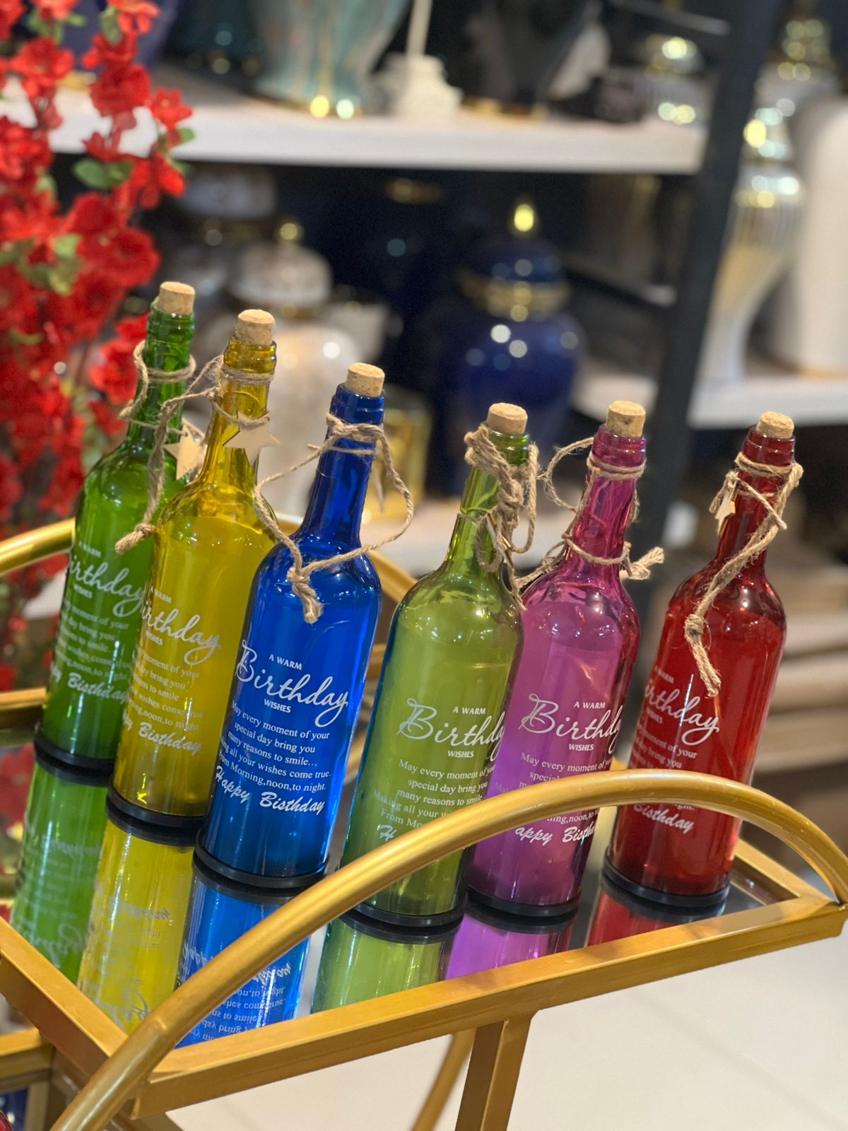 Decor led Glass  bottles