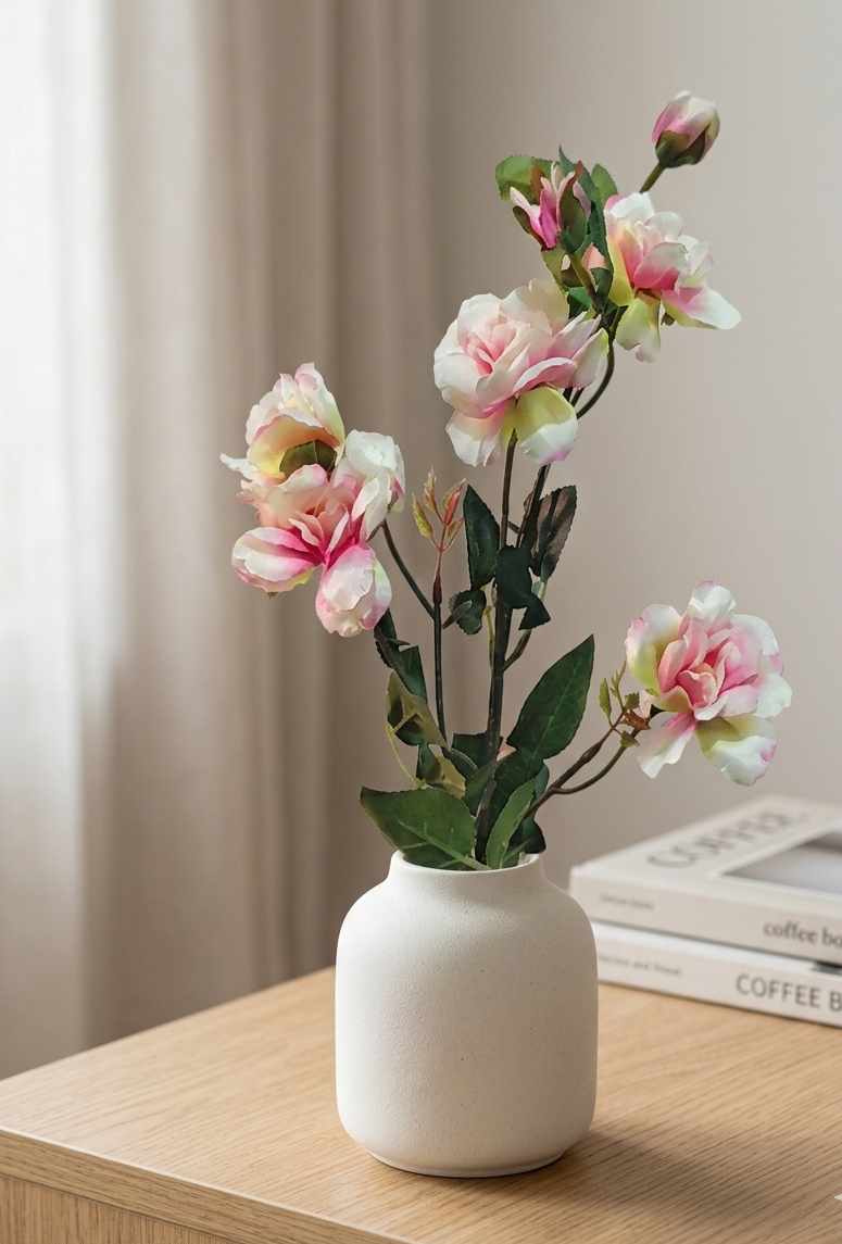 The bloom blossoms stem