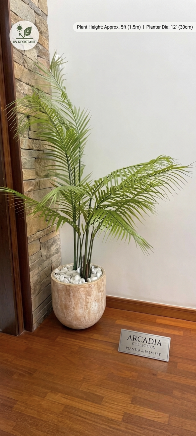 Premium Fiber-Stone with Plants